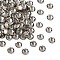 Preciosa® MAXIMA Crystal No Hotfix Flatback Stones, Czech Crystal, Dura Foiling, Round(438 11 615 Chaton Rose), 40010 Black Diamond, SS6(1.9~2.1mm)