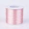 Flat Elastic Crystal String, Elastic Beading Thread, for Stretch Bracelet Making, Pink, 0.7mm, about 546.8 yards(500m)/roll