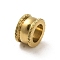 304 Stainless Steel European Beads, Large Hole Beads, Column, Golden, 8x5mm, Hole: 5.2mm