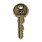 Rack Plating Alloy Pendants, Cadmium Free & Nickel Free & Lead Free, Key, Antique Bronze, 56x23x3.5mm, Hole: 5mm