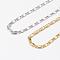 Brass Chain Necklaces, with Lobster Claw Clasps, Mixed Color, 17.7 inch(45cm), 2mm