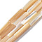 Natural Trochid Shell/Trochus Shell Beads Strands, Column, BurlyWood, 13x4mm, Hole: 0.7mm, about 30pcs/strand, 15.94 inch(40.5cm)