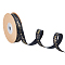 DICOSMETIC 20 Yards Happy Birthday Ribbons 5/8 Inch(15mm) Wide Satin Printing Ribbons DIY Gift Wrapping Ribbon Black Decorative Ribbon with Gold Stamping for Bows Party Supplies