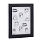 FINGERINSPIRE Pin Collection Display Frame Wood Black Box Frame Display Case with Felt Mat 8x6x1.3 inch Military Medal Display Frame Cabinet Brooch Collection Display Case for Photos Medals Awards