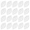 UNICRAFTALE 50pcs 0.8mm Hole 304 Stainless Steel Leaf Pattern Pendant Foliage Hollow Charms Drop Dangle Earrings Metal Plant Charm for DIY Bracelet Necklace Jewelry Making