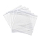 PVC Anti Oxidation Zip Lock Bags, Transparent Antitarnish Jewelry Packing Storage Pouch, Square, Clear, 15.1x15x0.03cm, Unilateral thickness: 4.9 Mil(0.125mm)
