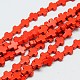 Синтетических нитей бирюзовые бусы TURQ-G112-8x10mm-04-2
