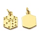 Сеттинги для кулона (стразов) из латуни  KK-K341-04G-2