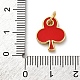 Латунь эмаль подвески KK-Q098-25G-B01-3