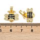 Латунные микро проложить кубического циркония подвески KK-F908-01G-C03-3