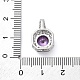 Латунные микро проложить кубического циркония подвески KK-Q047-01E-3