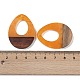 Подвески из смолы и дерева WOOD-F015-17C-3