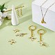 8шт 4 латунные подвески KK-SZ0006-23-5