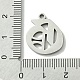 Подвески из нержавеющей стали 201 STAS-B055-01P-G-3