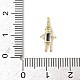 Латунные микро проложить кубического циркония подвески ZIRC-I356-17G-A03-3