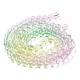 Выпечка расписные прозрачные стеклянные бусины X1-DGLA-M001-10mm-01-2