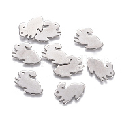 Подвески-кролики из нержавеющей стали 201 STAS-L233-087P