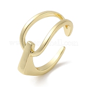 Латунные открытые кольца манжеты RJEW-Q778-52G