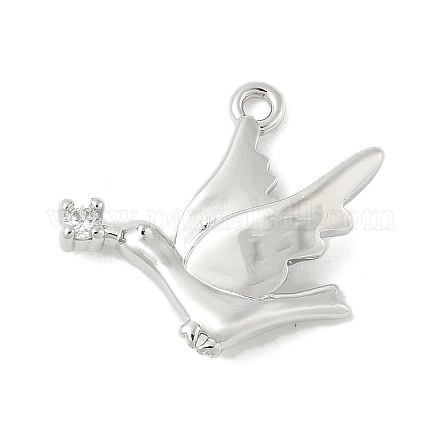 Латунные микро проложить кубического циркония подвески KK-M326-11P-1