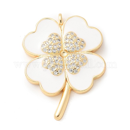 Латунные микро проложить кубического циркония подвески KK-U053-25G-01-1
