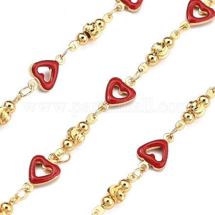 Латунные сердечные цепи KK-D368-03G-H-1