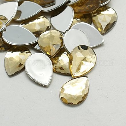 Акриловые стразы - кабошоны  GACR-A020-18x25mm-21-1