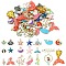 40Pcs 20 Styles Ocean Theme DIY Pendants Kits, including Alloy Enamel Pendants, Resin Pendants, Mixed Shapes, Mixed Color, 12.2~46x11~30x1~6mm, Hole: 1.5~2.5mm, 2pcs/style
