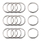 Non-Tarnish 201 Stainless Steel Linking Rings, Ring, Stainless Steel Color, 25x1~1.2mm, Inner Diameter: 22mm