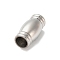 304 Stainless Steel Magnetic Clasps, Column, Stainless Steel Color, 20x10x10mm, Hole: 6mm