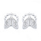 Non-Tarnish 201 Stainless Steel Pendants, Cicada with Moon Phase, Stainless Steel Color, 37x34x1mm, Hole: 1.6mm