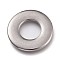 Tarnish Resistant 304 Stainless Steel Linking Rings, Donut, Stainless Steel Color, 25x2.5mm, Inner Diameter: 12mm
