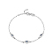 S925 Silver Devil Eye Bracelet with Full Diamond Eyes Series