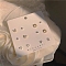 6 Pairs Anti-Tarnish Exquisite Alloy Stud Earrings Sets for Girls Women, with Plastic Imitation Pearl Beads and Brass Pin, Mixed Shape, Platinum, Package Size: 75x75mm