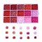 Glass Seed Beads, Silver Lined & Transparent & Trans. Colours Lustered & Trans. Colors Rainbow & Frosted Colors & Opaque Colours Seed & Baking Paint & Ceylon, Round, Mixed Color, 8/0, 3mm, Hole: 1mm, 180g/box