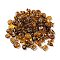 Transparent Acrylic Beads, Metal Enlaced, Mixed Shapes, Saddle Brown, 7.5~22.5x7.5~21x5.5~13mm, Hole: 1.2~5.5mm, about 485pcs/500g