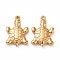 201 Stainless Steel Pendants, Tortoise, Golden, 19.5x13x3.5mm, Hole: 1mm