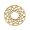 201 Stainless Steel Pendants, Flat Round, Golden, 20.5x1mm, Hole: 2x3mm