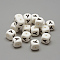 Food Grade Eco-Friendly Silicone Beads, Letter Style, Cube, Letter.Y, 12x12x12mm, Hole: 2mm