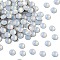 Preciosa® Crystal Hotfix Flatback Stones, Czech Crystal, Round(438 11 612 Chaton Rose VIVA 12 ®), 01000 White Opal, SS10(2.7~2.9mm)