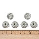 Бусины со стразами из смолы RESI-S315-14x16-15-2