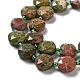 Природные Unakite бисер нитей G-NH0004-026-4