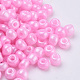 Выпечка краска стеклянные бусины SEED-Q025-3mm-L15-2