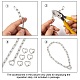 Латунные брелоки с карабином KK-T047-04P-4