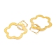Серьги из латуни с покрытием стойки EJEW-S219-01G-2