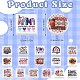 16шт 16 стиля силиконовые бусины SIL-SZ0002-61-2