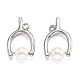 Латунные подвески в форме треугольника KK-B033-02P-2