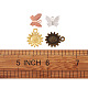 Латунные филигранные подвески KK-TA0007-80-8