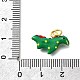 Латунь с эмалевыми подвесками KK-D295-20G-3