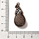 Подвески из натурального аметиста  G-H065-01R-18-3