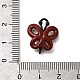Подвески из сплава с двойным экраном красного и черного цвета FIND-Z067-01B-03-3